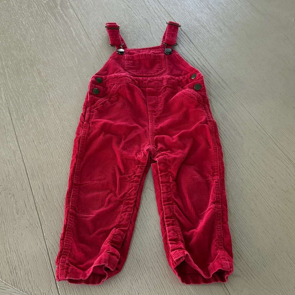 Hanna Andersson Bright Red Overalls